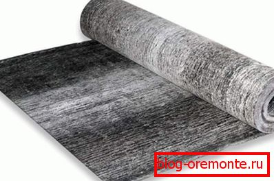 Pokrycie dachowe filcowe z grubym opatrunkiem
