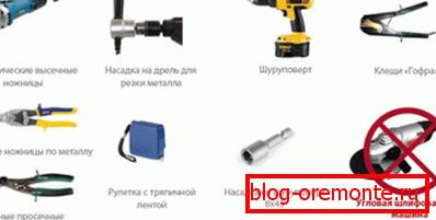 Narzędzia do cięcia profili metalowych