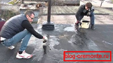 Hydroizolacja za pomocą mastyksu bitumicznego