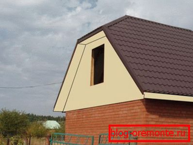 Trapezoidowa ściana szczytowa