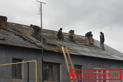 Naprawa dachu budynku mieszkalnego