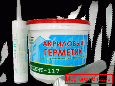 Uszczelniacz akrylowy do uszczelniania spoin w betonie Accent 117 Uszczelniacz akrylowy do uszczelniania spoin w betonie Accent 117