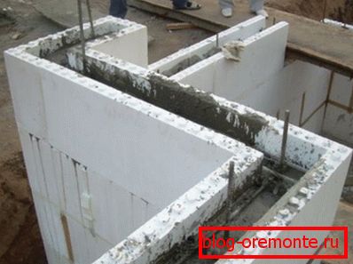 Betonowanie za pomocą szalunku piankowego Betonowanie za pomocą szalunku piankowego