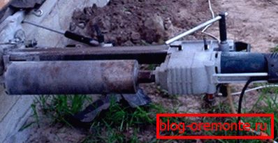 Wiercenie fundamentowe za pomocą wiertła diamentowego Wiercenie fundamentowe za pomocą wiertła diamentowego