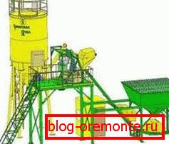 Szybka instalacja do mieszania betonu Szybka instalacja do mieszania betonu