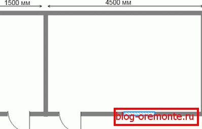 Dom zmianowy z baru 6х3: plan struktury Dom zmianowy z baru 6х3: plan struktury