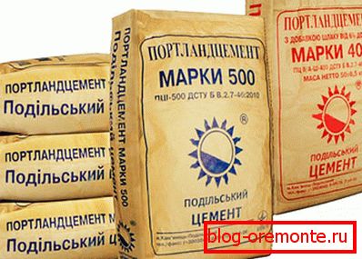 Cement różnych marek
