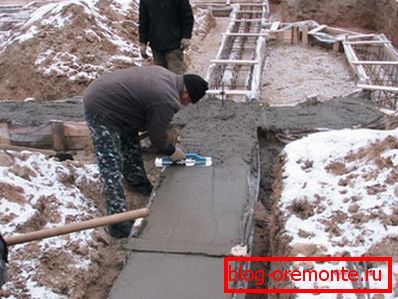 Często prace betonowe należy wykonywać zimą.