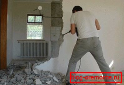 Demontaż samej strefy za pomocą stempla Demontaż samej strefy za pomocą stempla