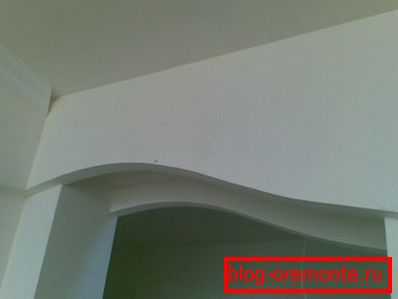 Podwójny łuk łuk drzwiowy płyt gipsowo-kartonowych