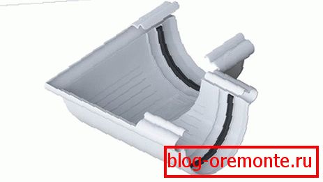 Element z gumowymi uszczelkami