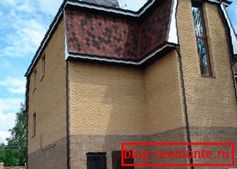 Materiał do wykańczania domów z betonu komórkowego