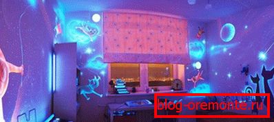 Farba fluorescencyjna we wnętrzu Farba fluorescencyjna we wnętrzu