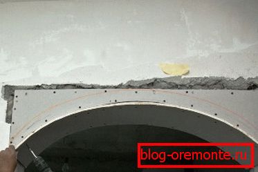 Formy łuków płyt kartonowo-gipsowych
