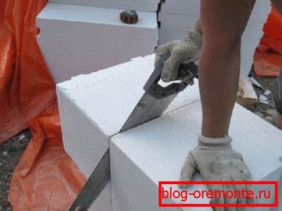 Gazobetonные блоки легко обрабатываются Gazobetonные блоки легко обрабатываются