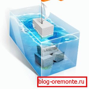 Higroskopijność - blok piankowy zawsze pozostaje na powierzchni, blok gazu - zlewy Higroskopijność - blok piankowy zawsze pozostaje na powierzchni, blok gazu - zlewy