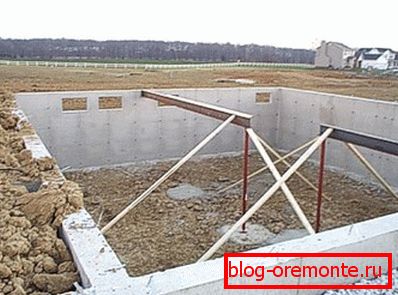 Gotowy fundament z bloczków z betonu komórkowego Gotowy fundament z bloczków z betonu komórkowego