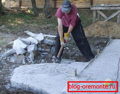 Jak niszczyć beton za pomocą młota Jak niszczyć beton za pomocą młota