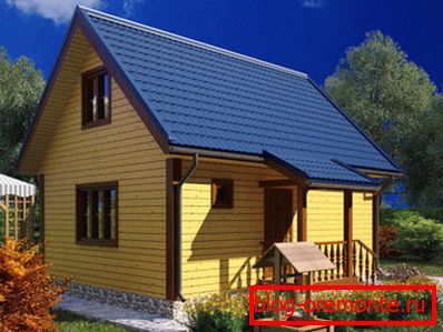 Domek z salonem, sypialnią i kuchnią Domek z salonem, sypialnią i kuchnią