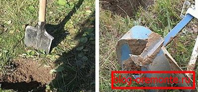 Możesz kopać łopatą i możesz zrobić rowki za pomocą dziury Możesz kopać łopatą i możesz zrobić rowki za pomocą dziury