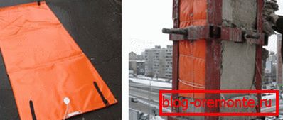 Na zdjęciu - betonowanie za pomocą thermomatów Na zdjęciu - betonowanie za pomocą thermomatów