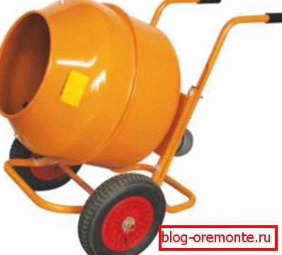Na zdjęciu - betoniarka do użytku domowego Na zdjęciu - betoniarka do użytku domowego