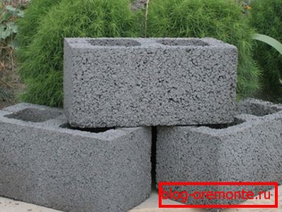 Na zdjęciu - najpopularniejsza modyfikacja rozszerzonych bloków z gliny Na zdjęciu - najpopularniejsza modyfikacja rozszerzonych bloków z gliny