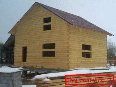 Na zdjęciu projekt domu z baru 10x10. Na zdjęciu projekt domu z baru 10x10.