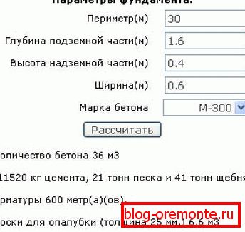 W internetowym programie fotograficznym do obliczania objętości mieszanki.