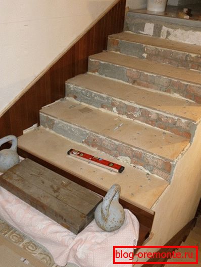 Betonowe poszycie schodowe Betonowe poszycie schodowe