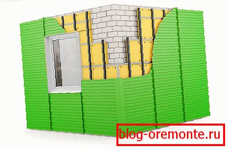 Schemat ścienny z blachy falistej