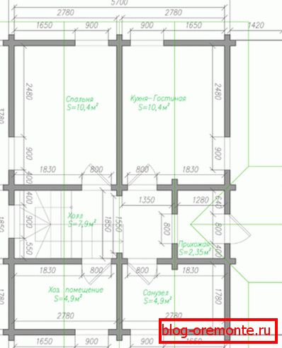 Parterowy plan Parterowy plan