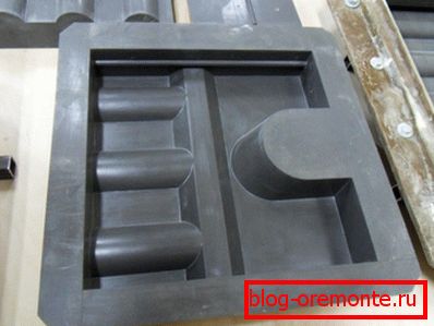 Forma z tworzywa sztucznego do elementów betonowych Forma z tworzywa sztucznego do elementów betonowych