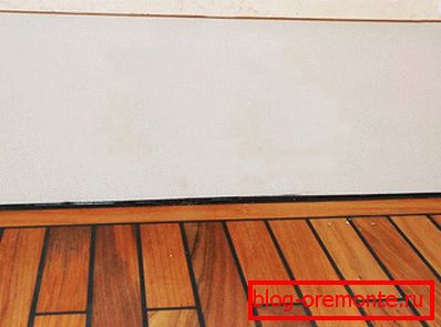 Linoleum pod parkietem