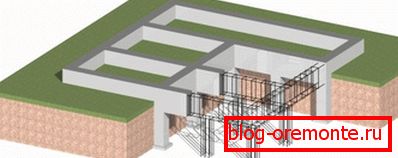 Przykład fundacji o złożonym kształcie. Przykład fundacji o złożonym kształcie.