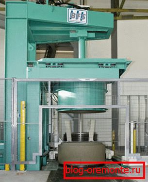 Przykład nowego i nowoczesnego wyposażenia do produkcji rur żelbetowych Przykład nowego i nowoczesnego wyposażenia do produkcji rur żelbetowych