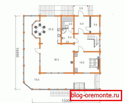 Podano projekt domu Skandynawii z baru. Podano projekt domu Skandynawii z baru.