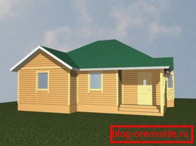 Projekt domu z baru 10 na 10 Projekt domu z baru 10 na 10
