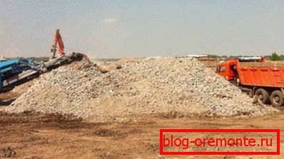 Produkcja wtórnego gruzu bezpośrednio na placu budowy Produkcja wtórnego gruzu bezpośrednio na placu budowy