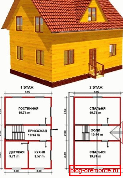 Obliczanie budynku 6x9 Obliczanie budynku 6x9