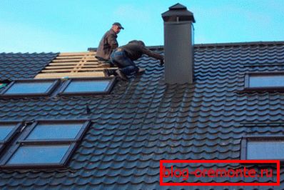Naprawa dachu za pomocą powłoki metalowej