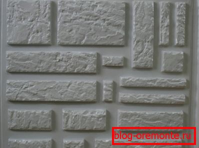 Forma gumowa do sztucznego kamienia z betonu. Forma gumowa do sztucznego kamienia z betonu.