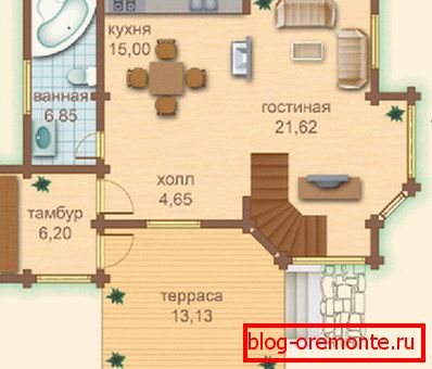 Układ parteru Układ parteru