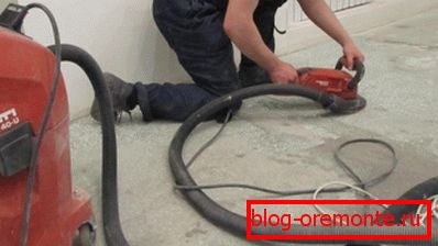 Szlifowanie betonu z odsysaniem pyłu Szlifowanie betonu z odsysaniem pyłu