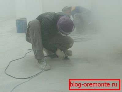 Szlifowanie betonowej podłogi własnymi rękami w domu Szlifowanie betonowej podłogi własnymi rękami w domu