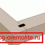 Połączenie na kluczu prostokątnym. Połączenie na kluczu prostokątnym.
