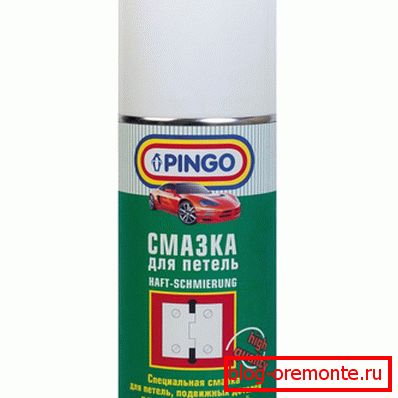 Skład do smarowania zawiasów i zamków Skład do smarowania zawiasów i zamków
