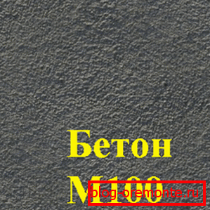 Struktura betonu M100