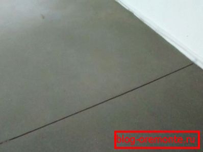Połączenie temperaturowe w powierzchni betonu Połączenie temperaturowe w powierzchni betonu