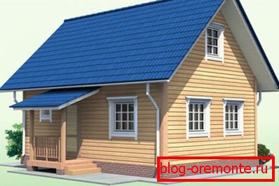 Типовой Projekt domu 3D z poddaszem Типовой Projekt domu 3D z poddaszem